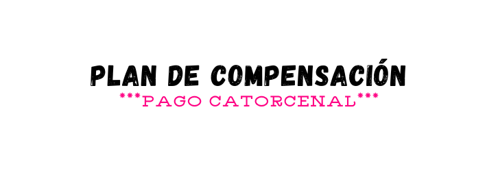 plan de compensación pago catorcenal